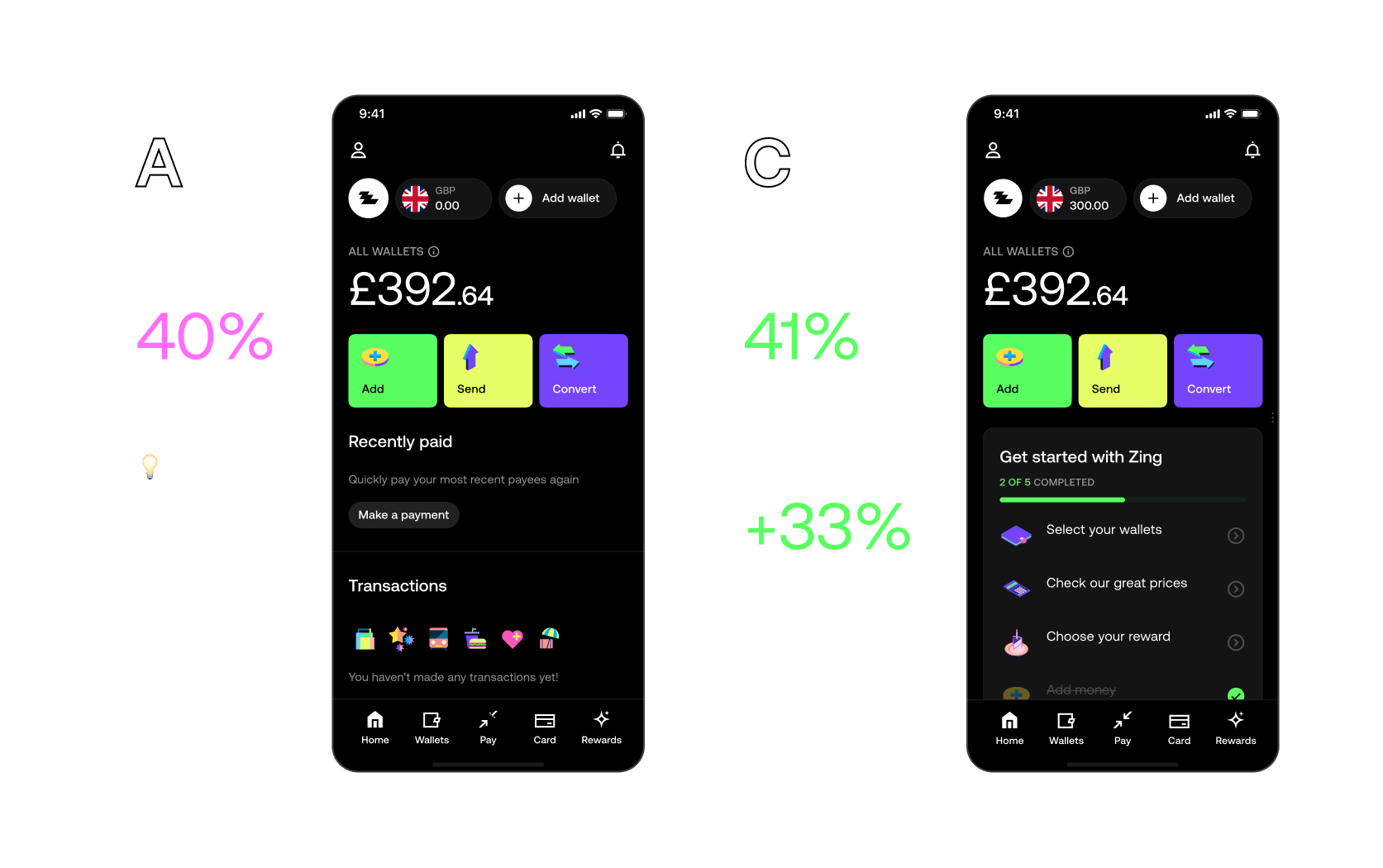 Designing the Vision - Mobile banking experience with debit card and app interface