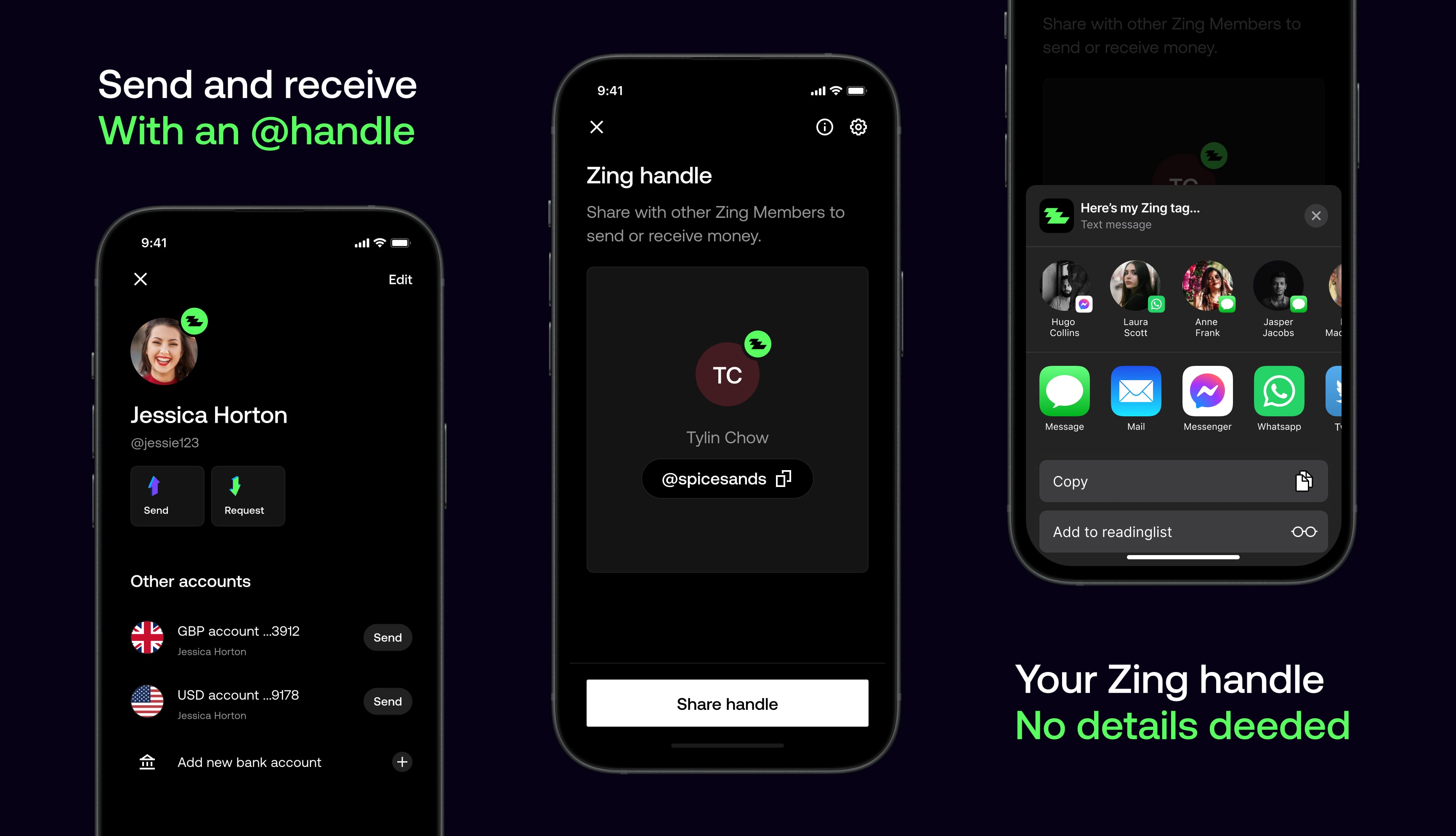 Payment handles hero