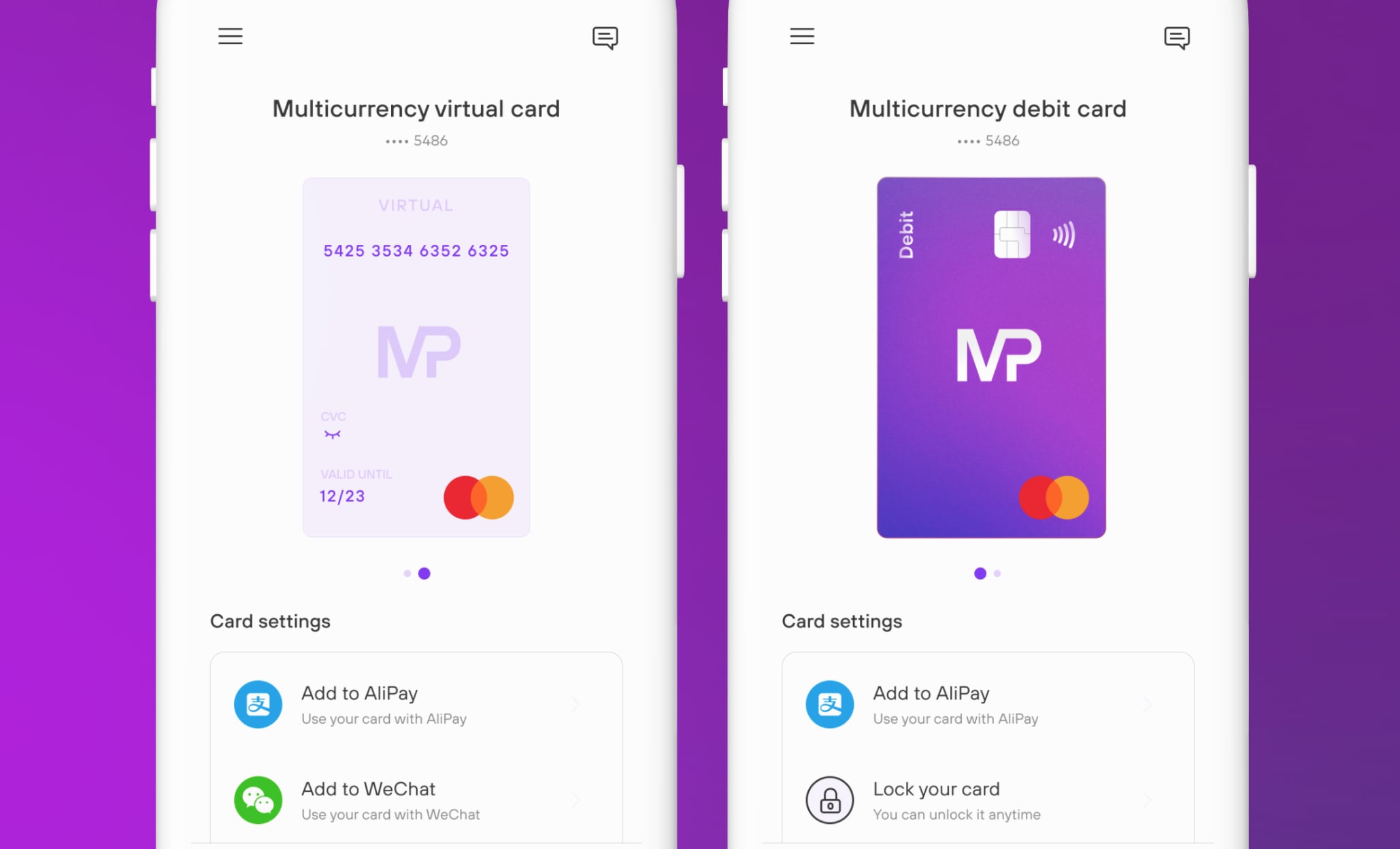Designing the Vision - Mobile banking experience with debit card and app interface