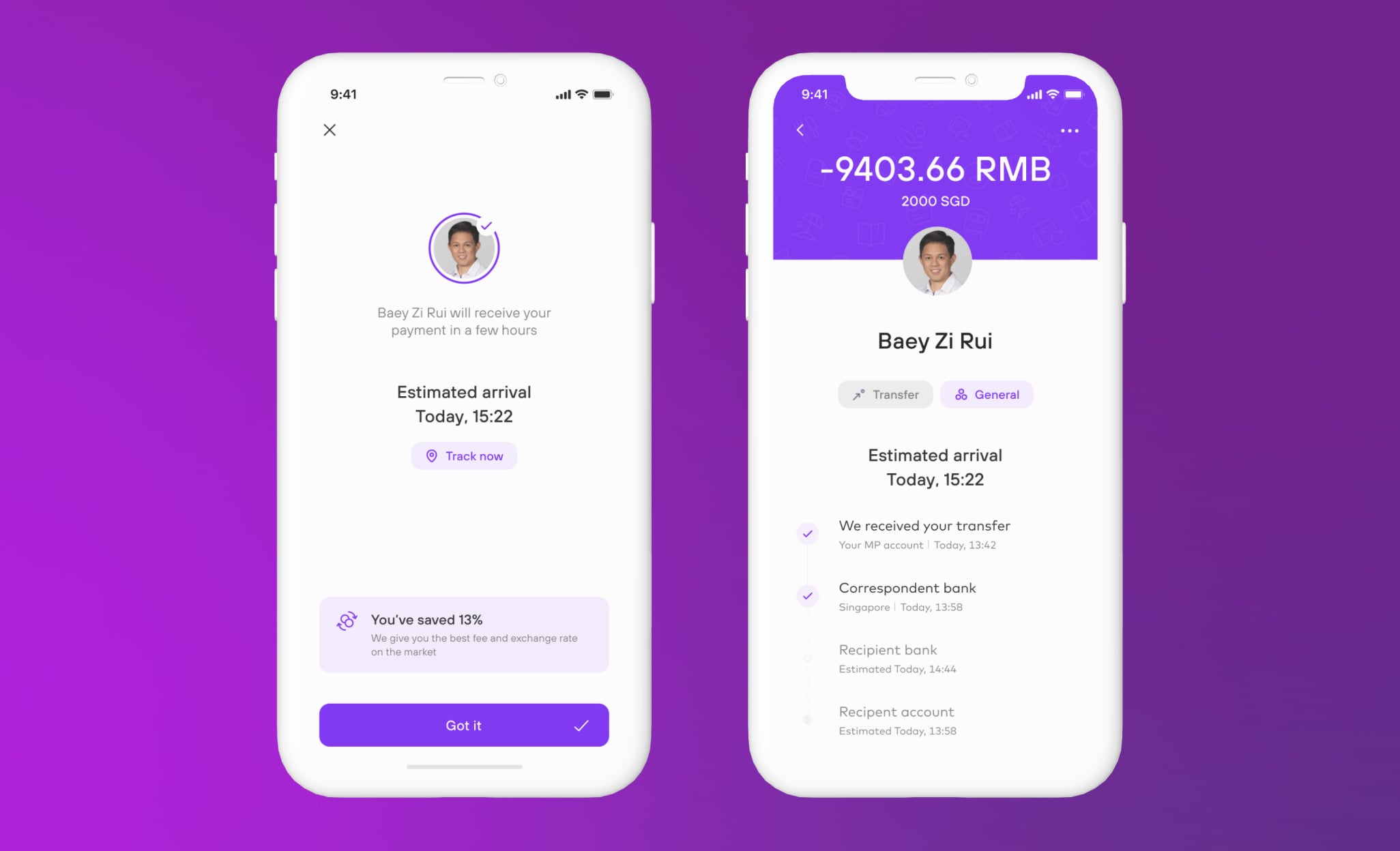 Designing the Vision - Mobile banking experience with debit card and app interface