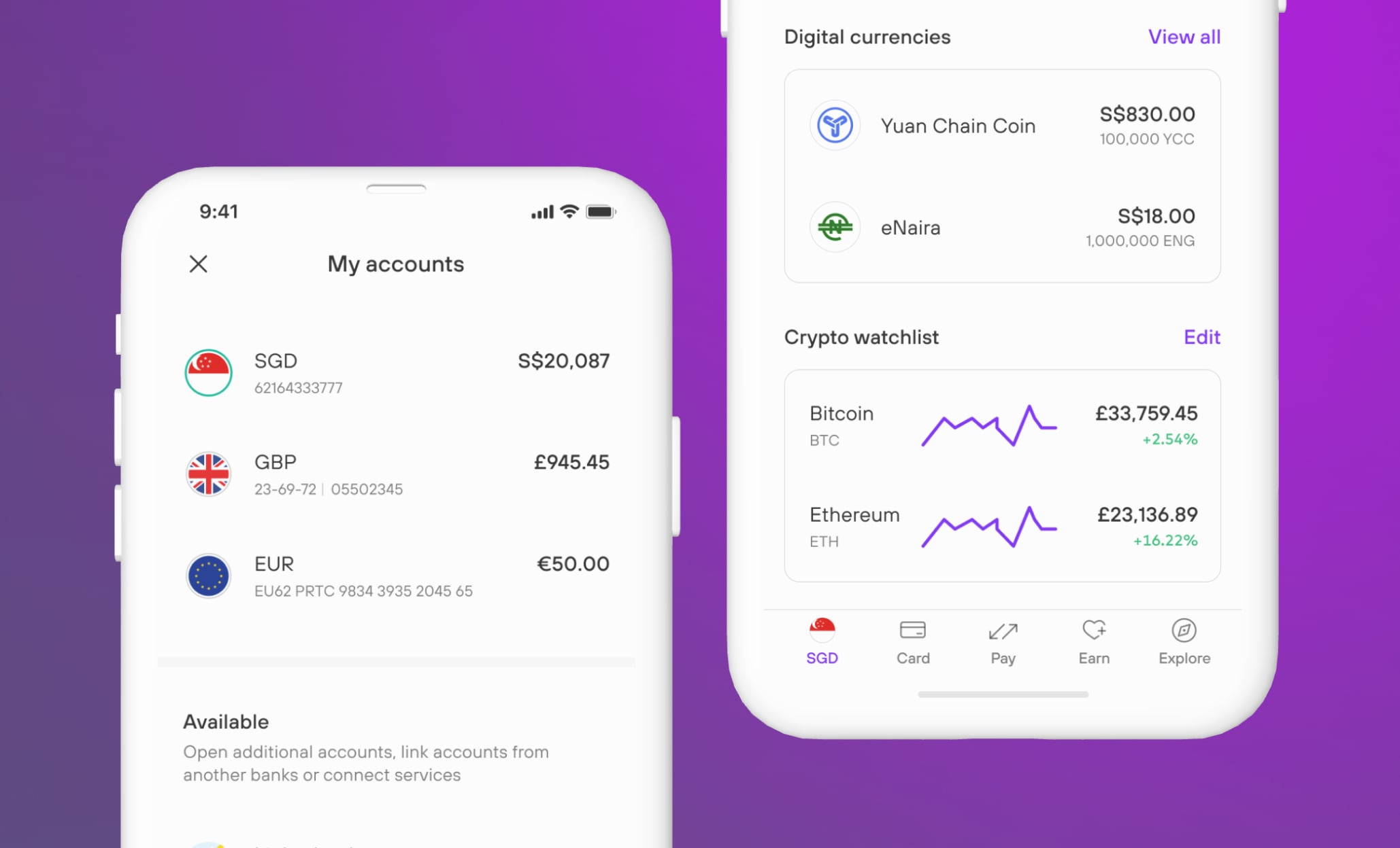 Designing the Vision - Mobile banking experience with debit card and app interface